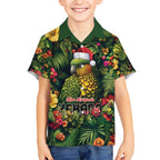 Meri Kirihimete Kakapo Hawaiian Shirt New Zealand Christmas with Tropical Vibe