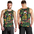 Meri Kirihimete Kakapo Men Tank Top New Zealand Christmas with Tropical Vibe
