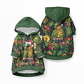 Meri Kirihimete Kakapo Pet Hoodie New Zealand Christmas with Tropical Vibe