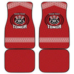 Tonga Rugby XIII Custom Car Mats Mate Ma'a Tonga with Ngatu Pattern