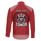Tonga Rugby XIII Custom Family Matching Short Sleeve Bodycon Dress and Hawaiian Shirt Mate Ma'a Tonga with Ngatu Pattern