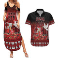 Custom Tonga 676 Haʻamonga ʻa Maui Couples Matching Summer Maxi Dress and Hawaiian Shirt Tongan Sipi Tau Unique Dance