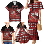 Custom Tonga 676 Haʻamonga ʻa Maui Family Matching Mermaid Dress and Hawaiian Shirt Tongan Sipi Tau Unique Dance