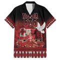 Custom Tonga 676 Haʻamonga ʻa Maui Family Matching Puletasi and Hawaiian Shirt Tongan Sipi Tau Unique Dance