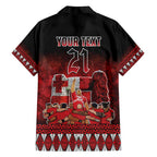 Custom Tonga 676 Haʻamonga ʻa Maui Family Matching Puletasi and Hawaiian Shirt Tongan Sipi Tau Unique Dance