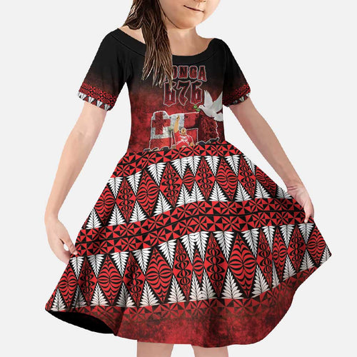 Custom Tonga 676 Haʻamonga ʻa Maui Family Matching Tank Maxi Dress and Hawaiian Shirt Tongan Sipi Tau Unique Dance