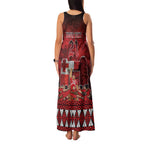Custom Tonga 676 Haʻamonga ʻa Maui Family Matching Tank Maxi Dress and Hawaiian Shirt Tongan Sipi Tau Unique Dance