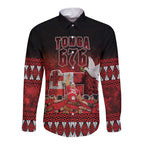 Custom Tonga 676 Haʻamonga ʻa Maui Long Sleeve Button Shirt Tongan Sipi Tau Unique Dance