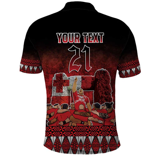 Custom Tonga 676 Haʻamonga ʻa Maui Polo Shirt Tongan Sipi Tau Unique Dance