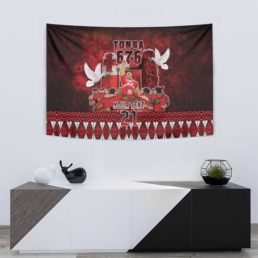 Custom Tonga 676 Haʻamonga ʻa Maui Tapestry Tongan Sipi Tau Unique Dance