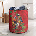 Aussie Native Bird Laundry Basket Aboriginal Inspired Christmas - Aussie Hoodie