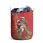 Aussie Native Bird Laundry Basket Aboriginal Inspired Christmas - Aussie Hoodie