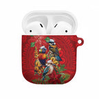 Aussie Native Bird AirPods Case Aboriginal Inspired Christmas - Aussie Hoodie