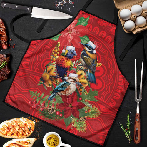 Aussie Native Bird Apron Aboriginal Inspired Christmas - Aussie Hoodie