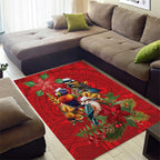 Aussie Native Bird Area Rug Aboriginal Inspired Christmas - Aussie Hoodie