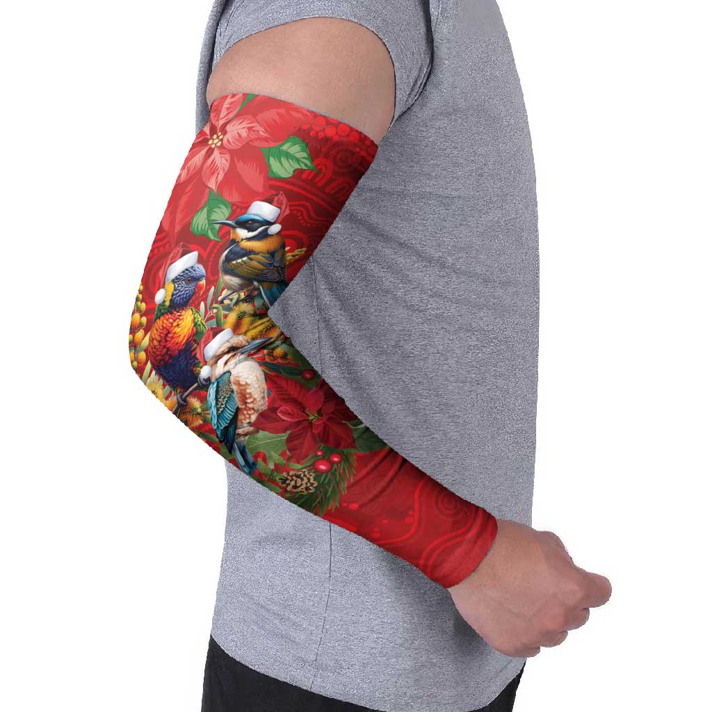 Aussie Native Bird Arm Sleeves Aboriginal Inspired Christmas - Aussie Hoodie