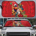 Aussie Native Bird Auto Sun Shade Aboriginal Inspired Christmas - Aussie Hoodie