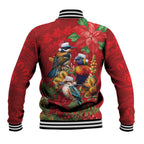 Aussie Native Bird Baseball Jacket Aboriginal Inspired Christmas - Aussie Hoodie
