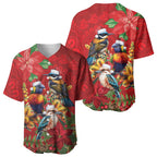 Aussie Native Bird Baseball Jersey Aboriginal Inspired Christmas - Aussie Hoodie