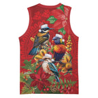 Aussie Native Bird Basketball Jersey Aboriginal Inspired Christmas - Aussie Hoodie