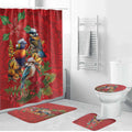 Aussie Native Bird Bathroom Set Aboriginal Inspired Christmas - Aussie Hoodie