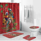 Aussie Native Bird Bathroom Set Aboriginal Inspired Christmas - Aussie Hoodie