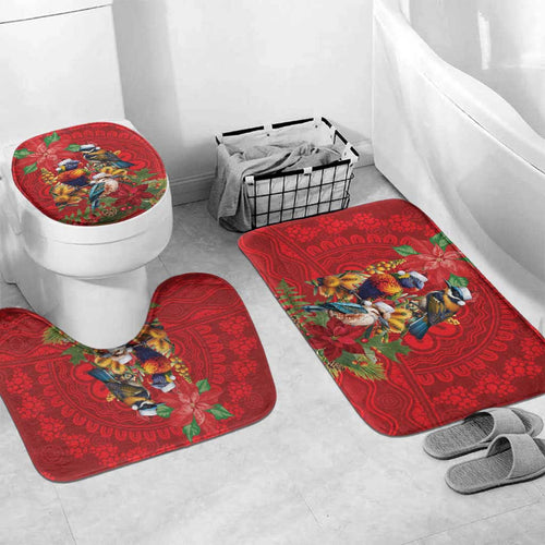 Aussie Native Bird Bathroom Set Aboriginal Inspired Christmas - Aussie Hoodie