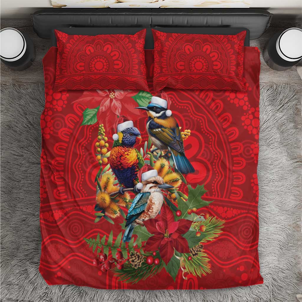 Aussie Native Bird Bedding Set Aboriginal Inspired Christmas - Aussie Hoodie
