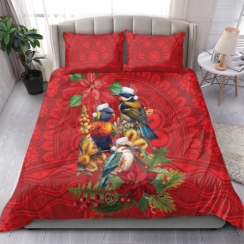 Aussie Native Bird Bedding Set Aboriginal Inspired Christmas - Aussie Hoodie