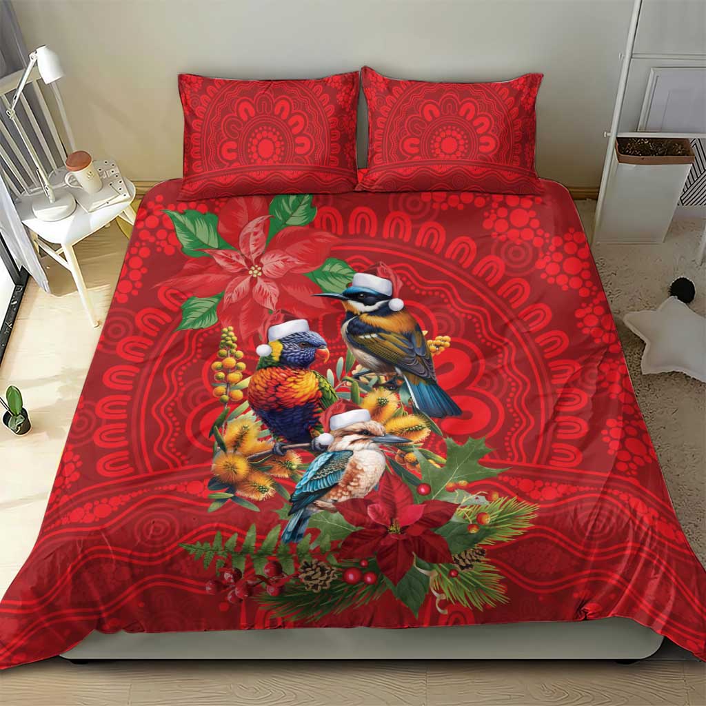 Aussie Native Bird Bedding Set Aboriginal Inspired Christmas - Aussie Hoodie