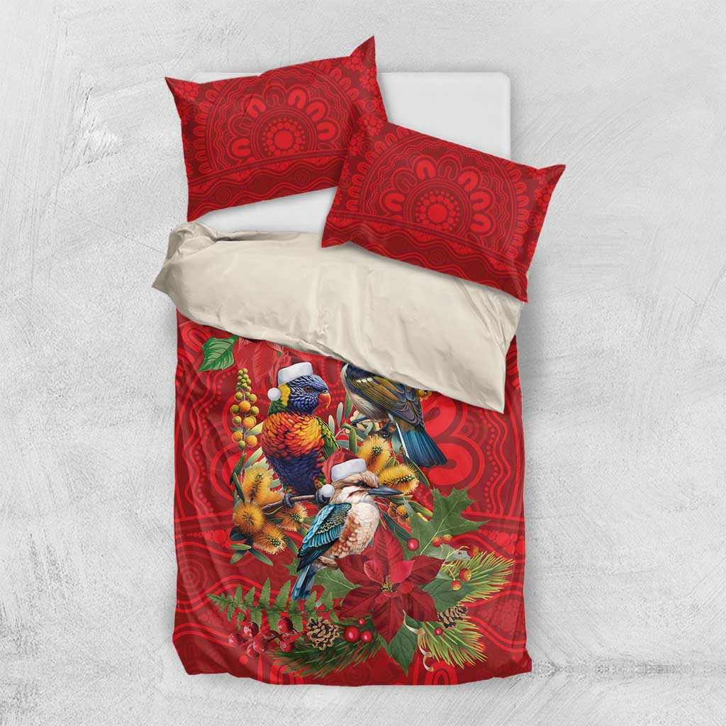 Aussie Native Bird Bedding Set Aboriginal Inspired Christmas - Aussie Hoodie