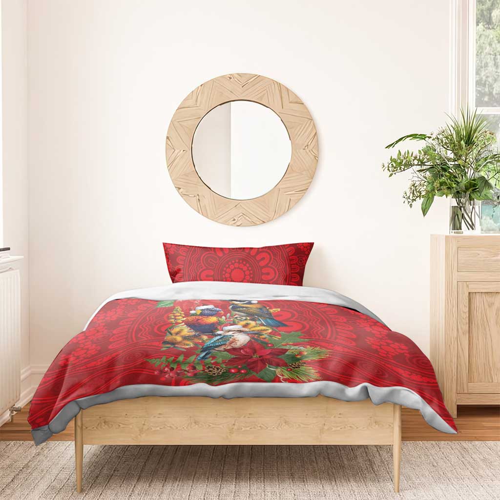 Aussie Native Bird Bedding Set Aboriginal Inspired Christmas - Aussie Hoodie
