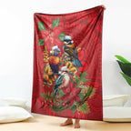 Aussie Native Bird Blanket Aboriginal Inspired Christmas - Aussie Hoodie
