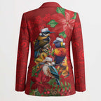 Aussie Native Bird Blazer Aboriginal Inspired Christmas - Aussie Hoodie