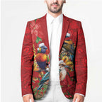 Aussie Native Bird Blazer Aboriginal Inspired Christmas - Aussie Hoodie