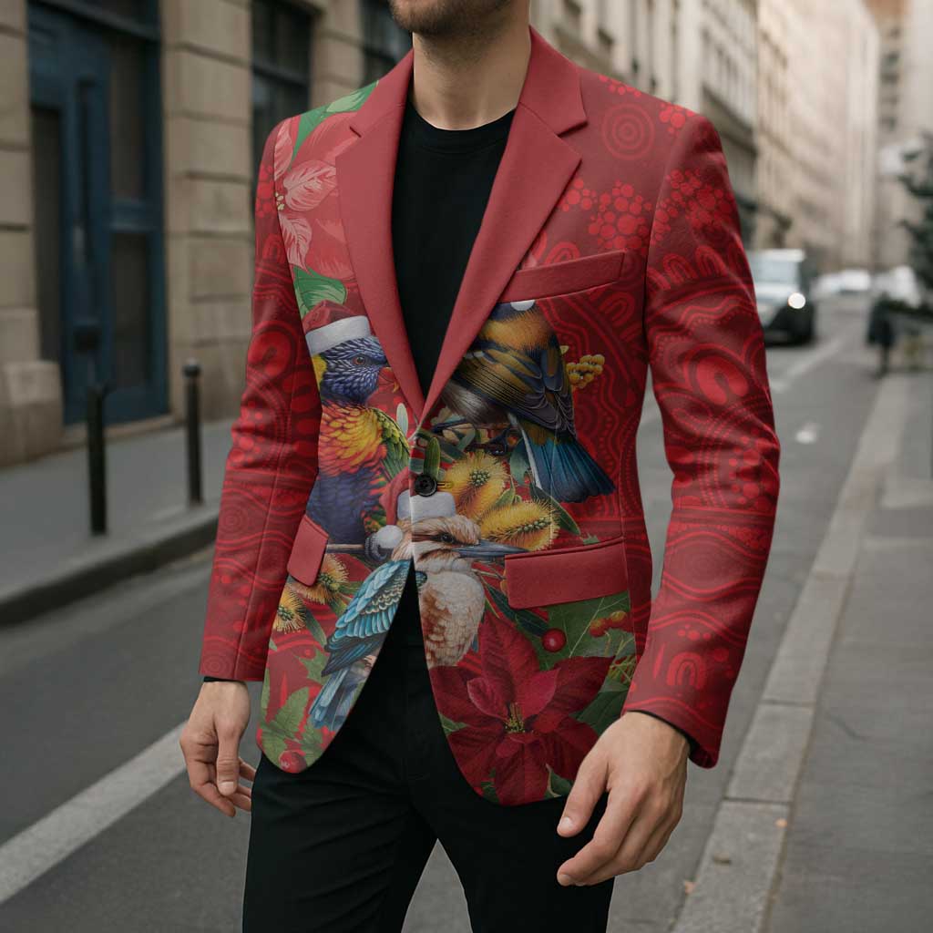 Aussie Native Bird Blazer Aboriginal Inspired Christmas - Aussie Hoodie