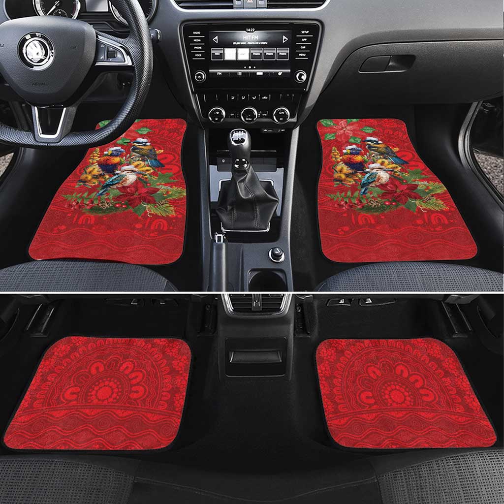 Aussie Native Bird Car Mats Aboriginal Inspired Christmas - Aussie Hoodie