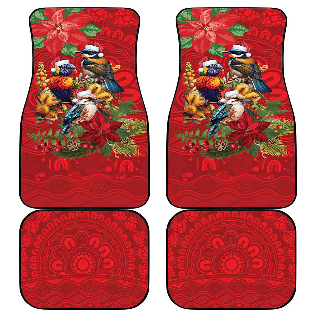 Aussie Native Bird Car Mats Aboriginal Inspired Christmas - Aussie Hoodie