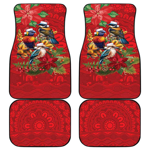 Aussie Native Bird Car Mats Aboriginal Inspired Christmas - Aussie Hoodie
