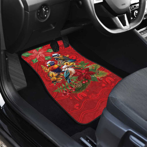 Aussie Native Bird Car Mats Aboriginal Inspired Christmas - Aussie Hoodie