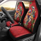 Aussie Native Bird Car Seat Cover Aboriginal Inspired Christmas - Aussie Hoodie
