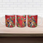 Aussie Native Bird Ceramic Mug Aboriginal Inspired Christmas - Aussie Hoodie