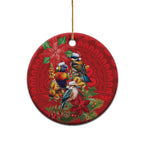 Aussie Native Bird Ceramic Ornament Aboriginal Inspired Christmas - Aussie Hoodie