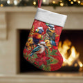Aussie Native Bird Christmas Stocking Aboriginal Inspired Christmas - Aussie Hoodie