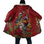 Aussie Native Bird Cloak Aboriginal Inspired Christmas - Aussie Hoodie