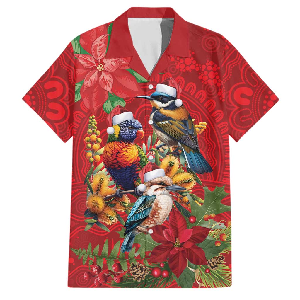 Aussie Native Bird Family Matching Off Shoulder Maxi Dress and Hawaiian Shirt Aboriginal Inspired Christmas - Aussie Hoodie
