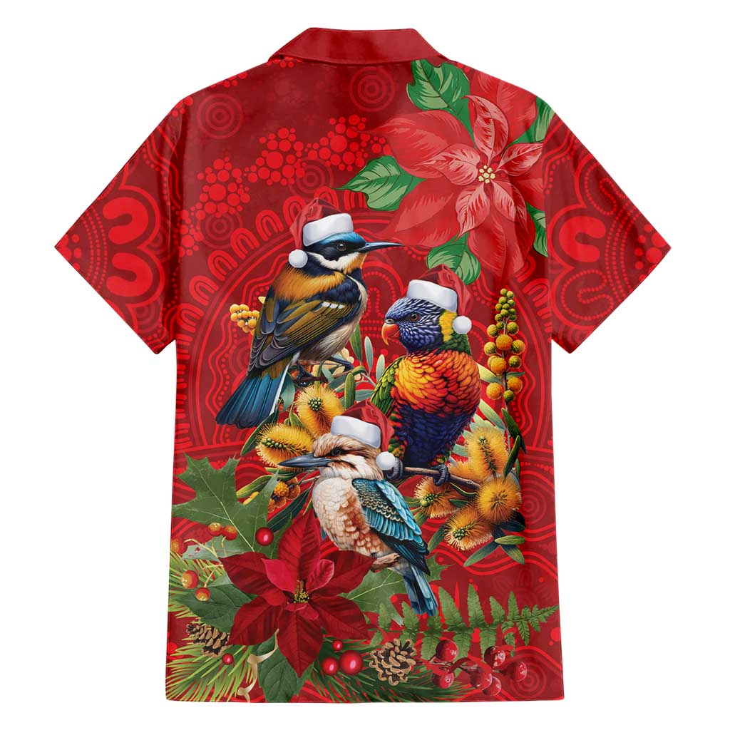 Aussie Native Bird Family Matching Off Shoulder Maxi Dress and Hawaiian Shirt Aboriginal Inspired Christmas - Aussie Hoodie