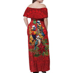 Aussie Native Bird Family Matching Off Shoulder Maxi Dress and Hawaiian Shirt Aboriginal Inspired Christmas - Aussie Hoodie