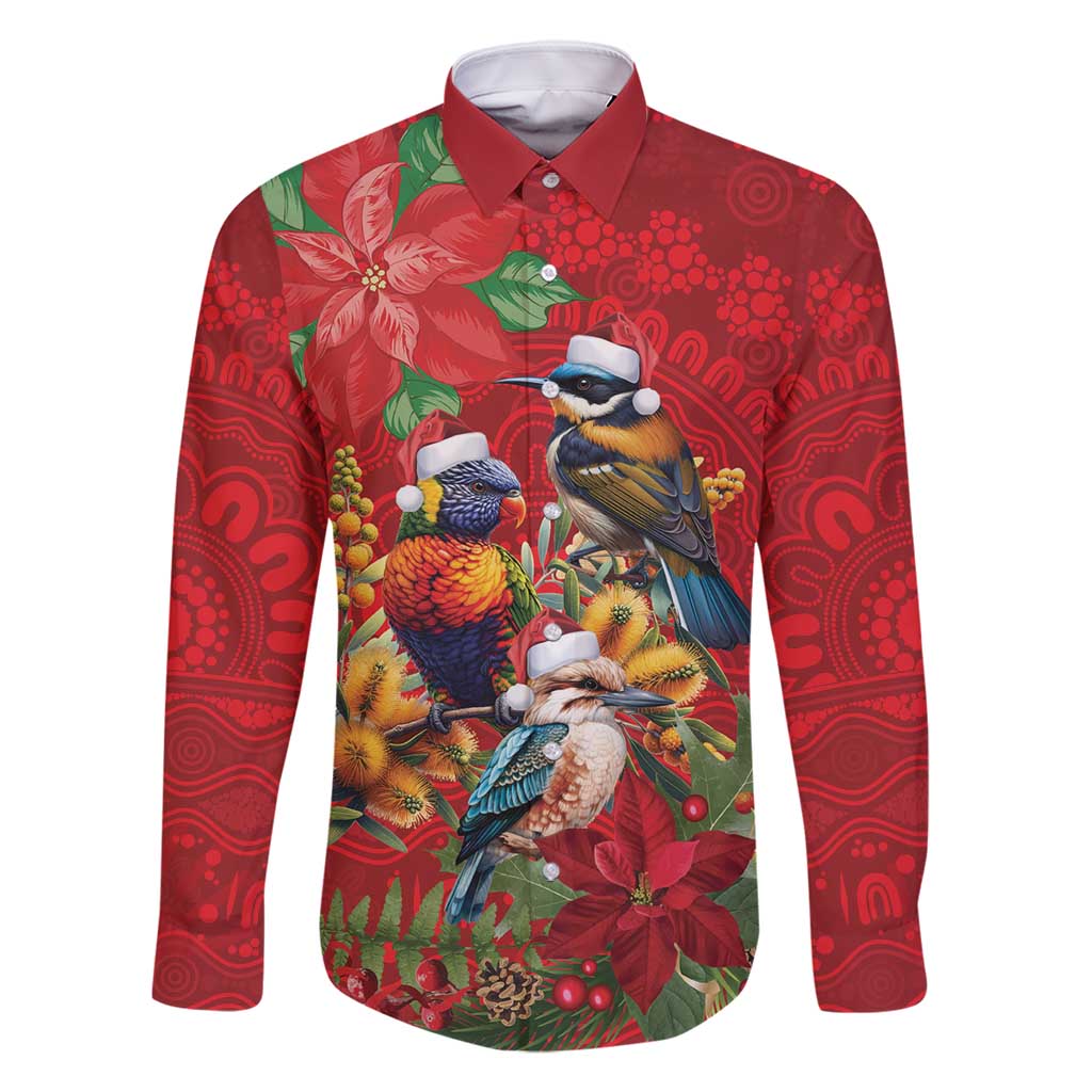 Aussie Native Bird Family Matching Off Shoulder Short Dress and Hawaiian Shirt Aboriginal Inspired Christmas - Aussie Hoodie