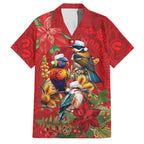 Aussie Native Bird Family Matching Summer Maxi Dress and Hawaiian Shirt Aboriginal Inspired Christmas - Aussie Hoodie